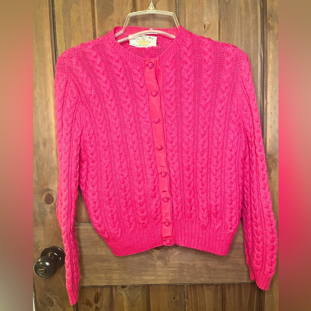 Vintage wool cardigan